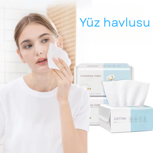 50’li Kalın Yüz Havlusu – Islak & Kuru Makyaj Temizleyici