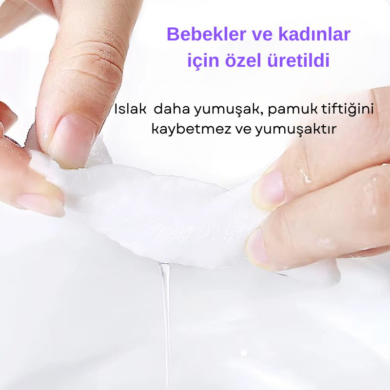 50’li Kalın Yüz Havlusu – Islak & Kuru Makyaj Temizleyici